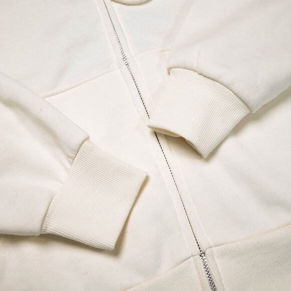 H&M Sublime Ivory Blue Logo Heart Sweatshirt Hoodie Full Zip Womens Size M - Picture 10 of 13